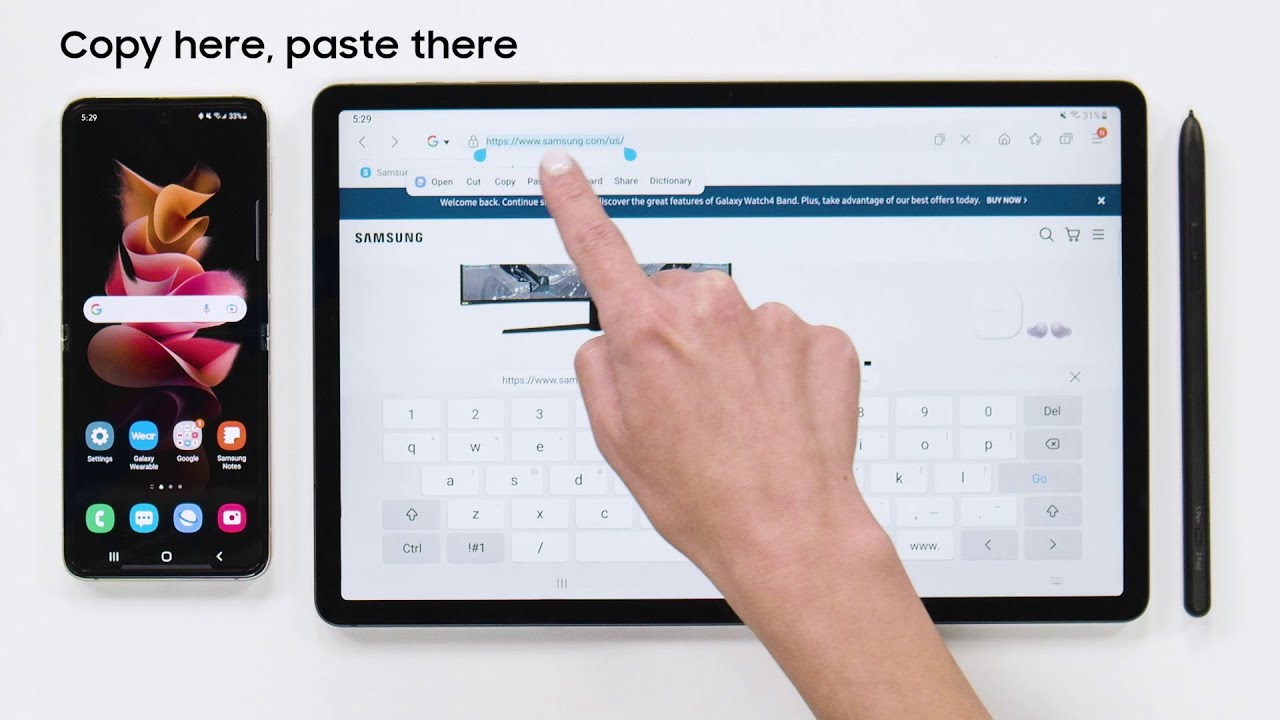 How to Copy and Paste on a Samsung Tablet